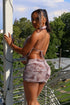 Phuket Cowl Neck Top & Skirt SET